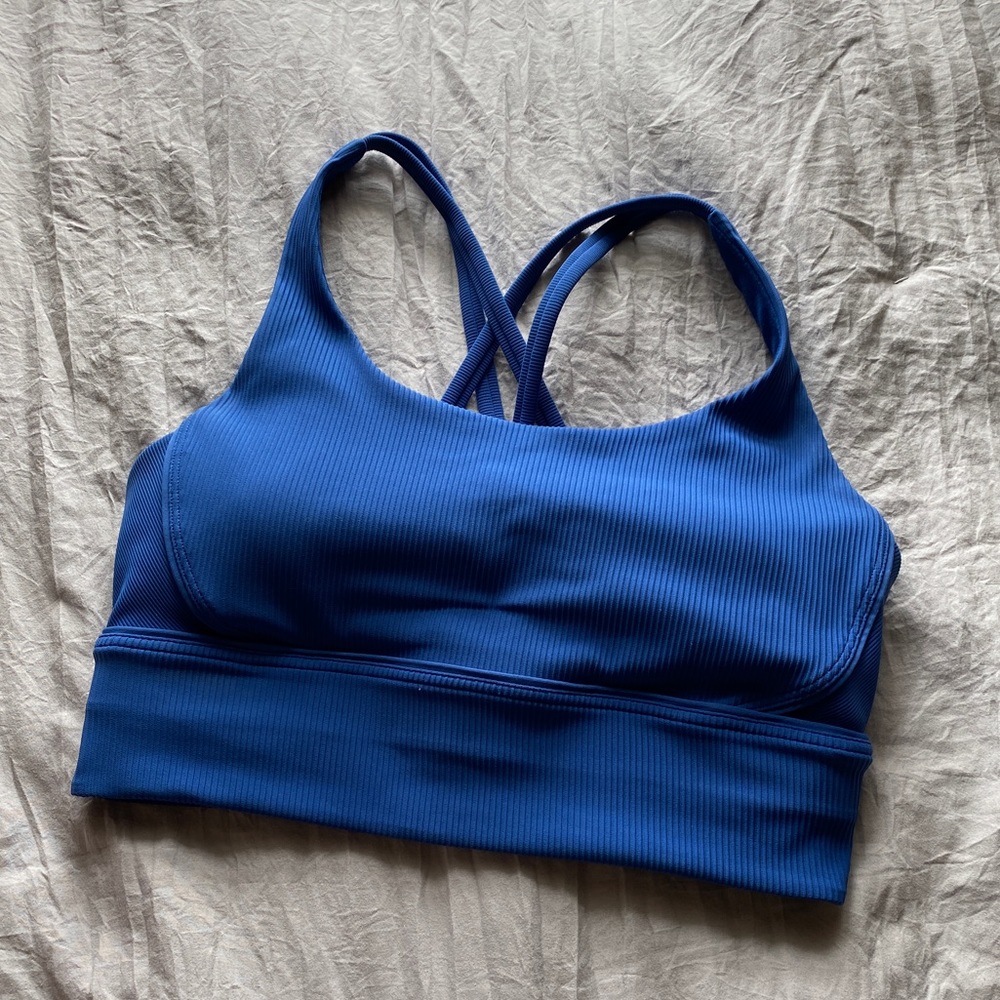 Lululemon Energy Bra Longline Ribbed